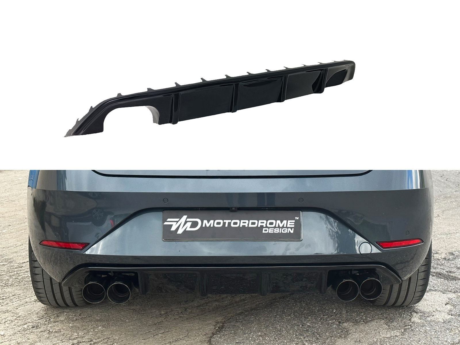 Βλησαρούλης Car Center - Motordrome - Πίσω Διαχύτης για Seat Leon Mk4 FR (2020-) - 1 Τεμ.  (K181-004)