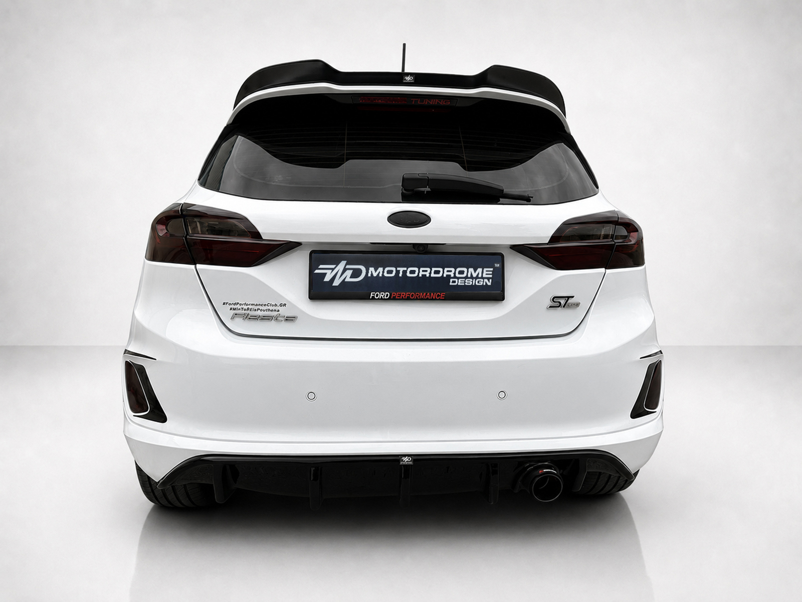 Βλησαρούλης Car Center - Motordrome - Πίσω Διαχύτης για Ford Fiesta Mk8 ST-Line (2017-) - 1 Τεμ.  (K182-004)