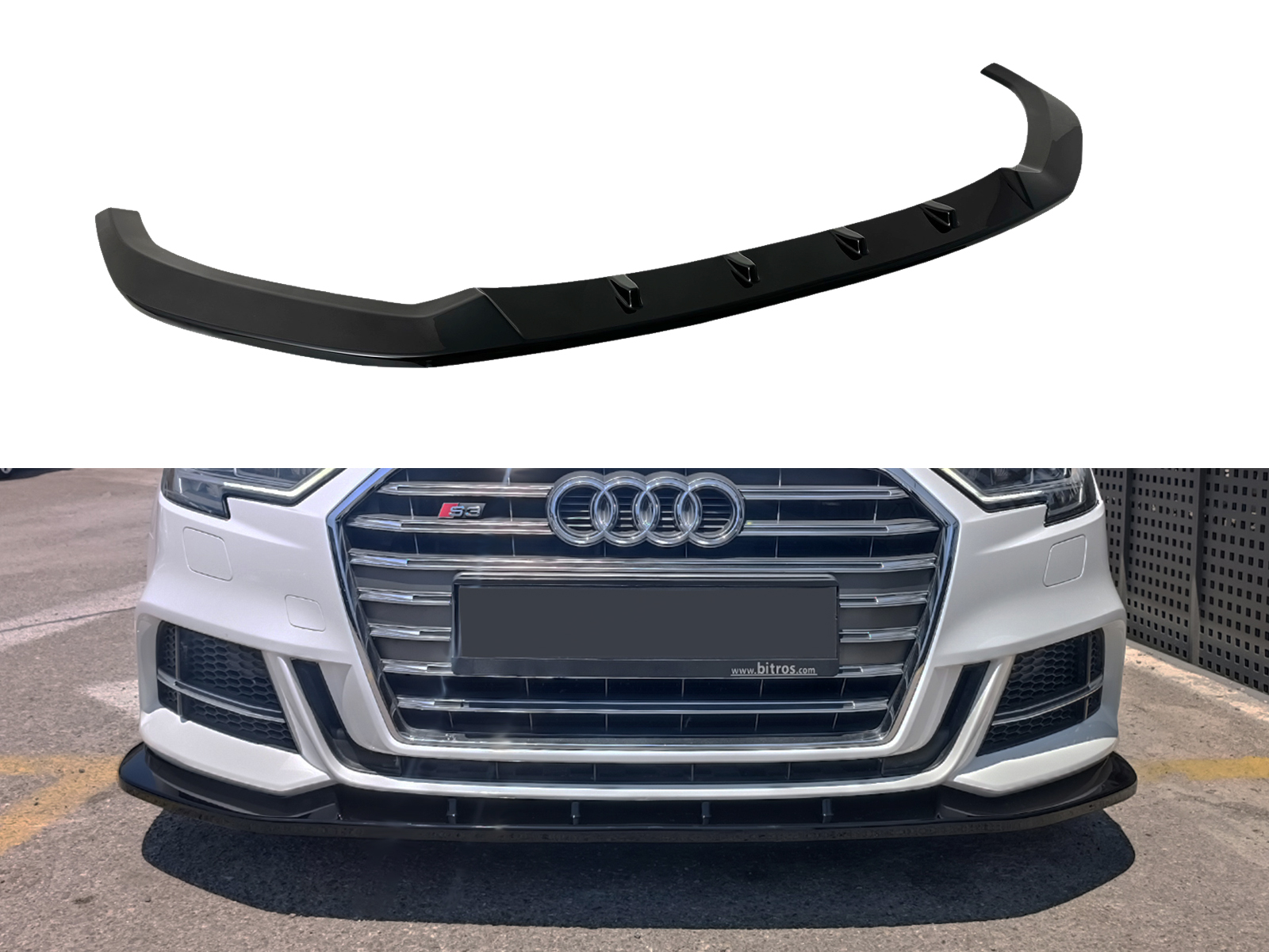 Βλησαρούλης Car Center - Motordrome - Εμπρός Σπλίτερ για Audi S3 / A3 S-Line 8V Facelift Sportback - 1 Τεμ.  (K187-003)