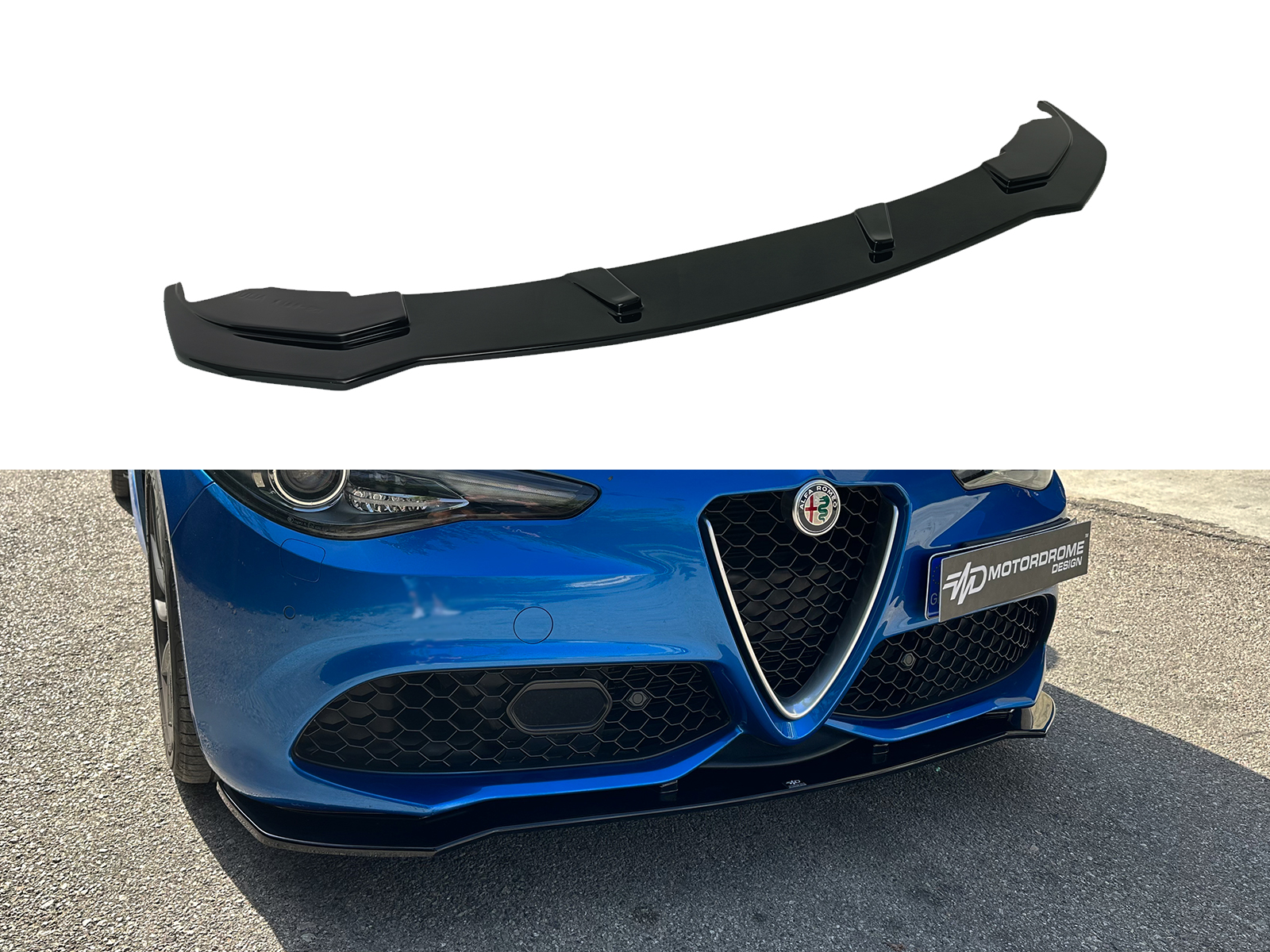 Βλησαρούλης Car Center - Motordrome - Εμπρός Σπλίτερ για Alfa Romeo Giulia Veloce - 1 Τεμ.  (K188-001)