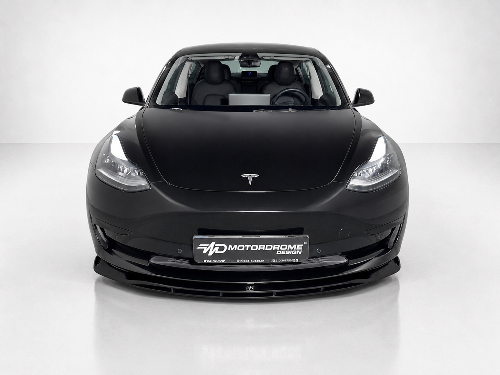 Βλησαρούλης Car Center - Motordrome - Εμπρός Σπλίτερ V.2 για Tesla Model 3 - 1 Τεμ.  (K214-002)