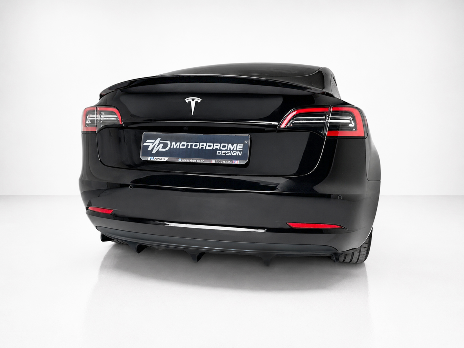 Βλησαρούλης Car Center - Motordrome - Πίσω Διαχύτης για Tesla Model 3 - 1 Τεμ.  (K214-004)