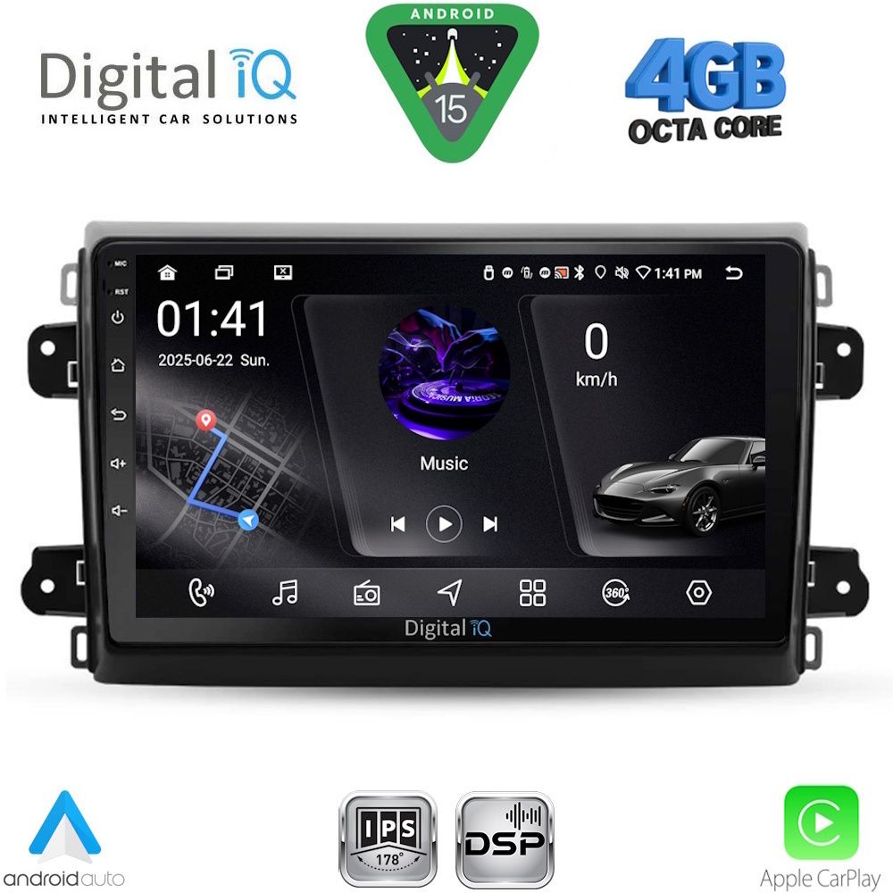 Βλησαρούλης Car Center - DIGITAL IQ RSG 6143_CPA (9inc) MULTIMEDIA TABLET for FIAT DUCATO mod. 2021-2026