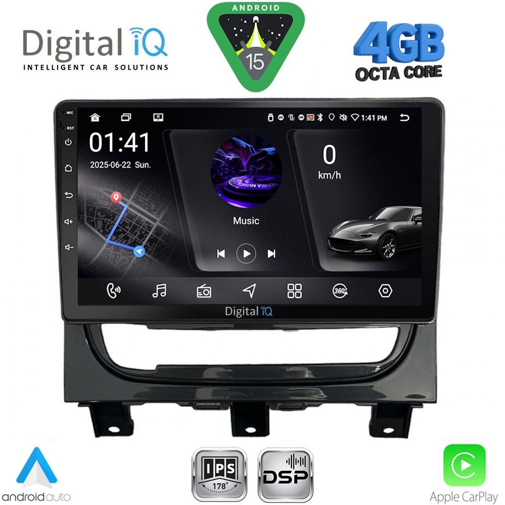 Βλησαρούλης Car Center - DIGITAL IQ RSG 6146_CPA (9inc) MULTIMEDIA TABLET for FIAT STRADA mod. 2012-2020
