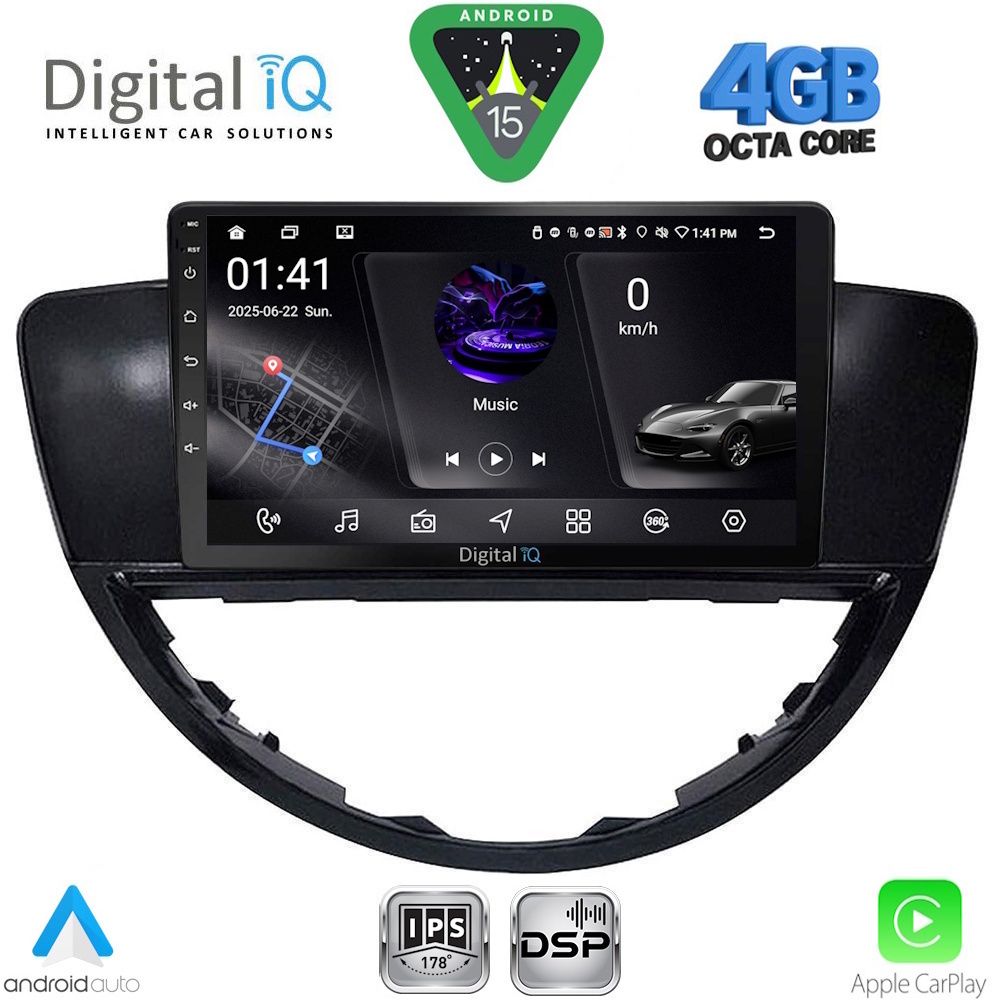 Βλησαρούλης Car Center - DIGITAL IQ RSG 6660_CPA (9inc) MULTIMEDIA TABLET for SUBARU TRIBECA mod. 2007-2014