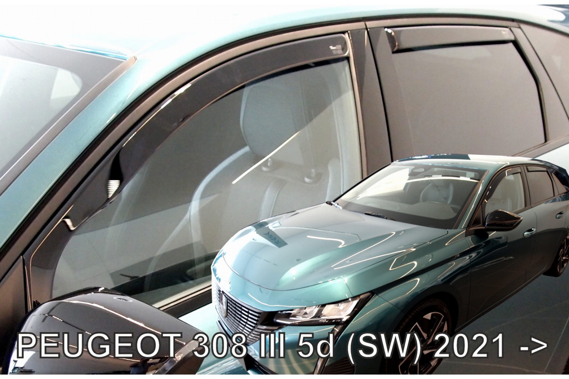 Βλησαρούλης Car Center - ΑΝΕΜΟΘΡΑΥΣΤΕΣ ΓΙΑ PEUGEOT 308 5D SW 2021+ ΣΕΤ ΑΥΤΟΚΙΝΗΤΟΥ ΑΠΟ ΕΥΚΑΜΠΤΟ ΦΙΜΕ ΠΛΑΣΤΙΚΟ HEKO - 4 ΤΕΜ.