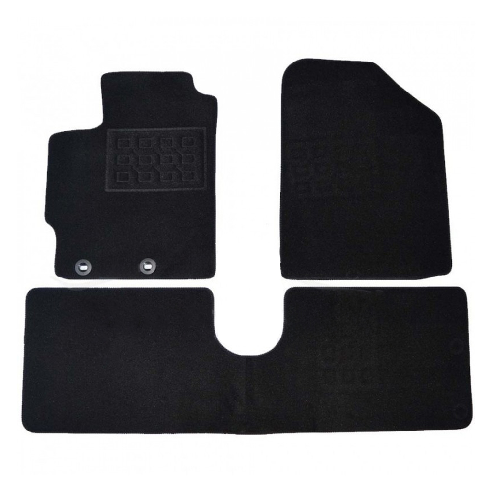 Βλησαρούλης Car Center - Cik -  ΠΑΤΑΚΙΑ ΜΟΚΕΤΑ ΓΙΑ TOYOTA YARIS 3D / 5D 2011-2019 ΣΕ ΜΑΥΡΟ ΧΡΩΜΑ ΜΕ ΚΟΥΜΠΩΜΑΤΑ - 3 ΤΕΜ. (VM.TO.840212/CK)