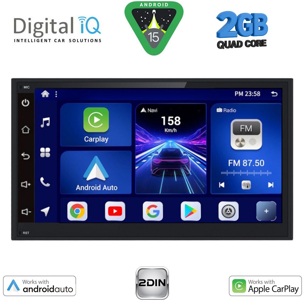 Βλησαρούλης Car Center - DIGITAL IQ BXC 269_CPAA (6.8''_DECK) MULTIMEDIA 2DIN