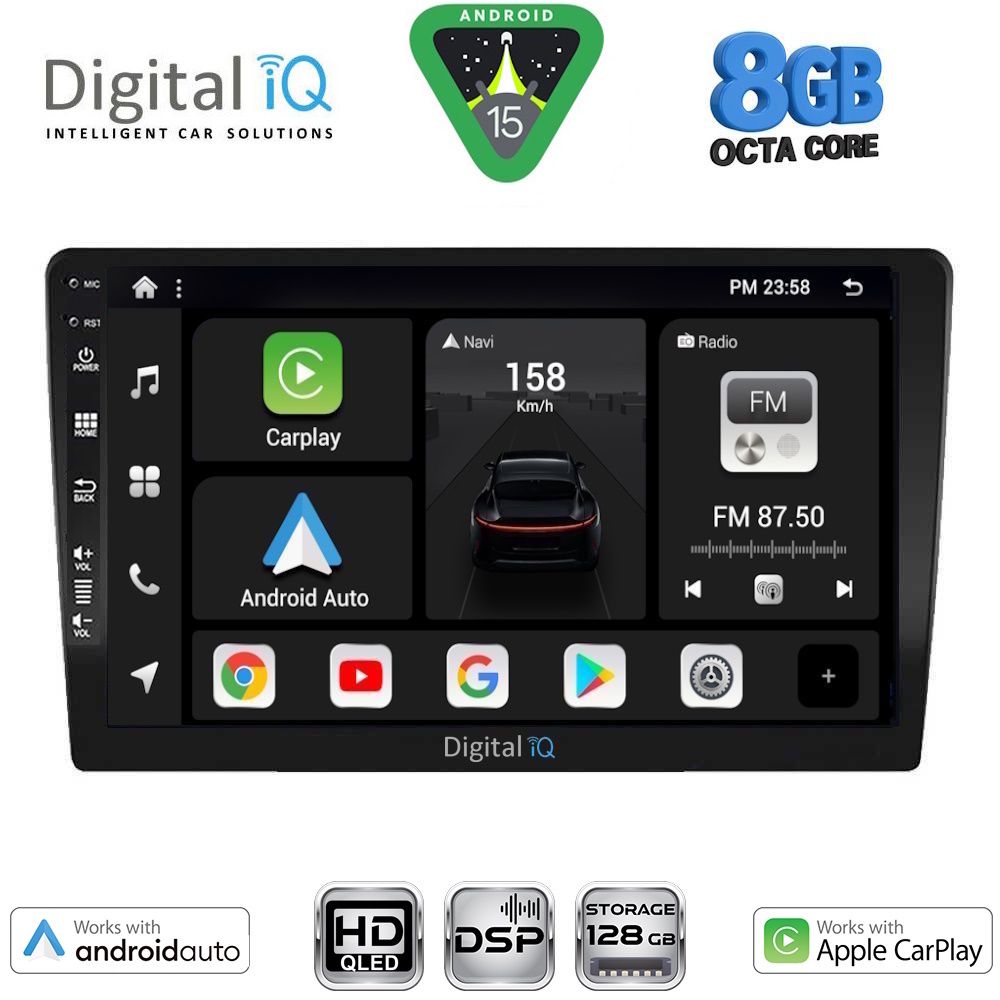 Βλησαρούλης Car Center - DIGITAL IQ BXF 7906_CPAA (9" DIN) MULTIMEDIA TABLET 1DIN