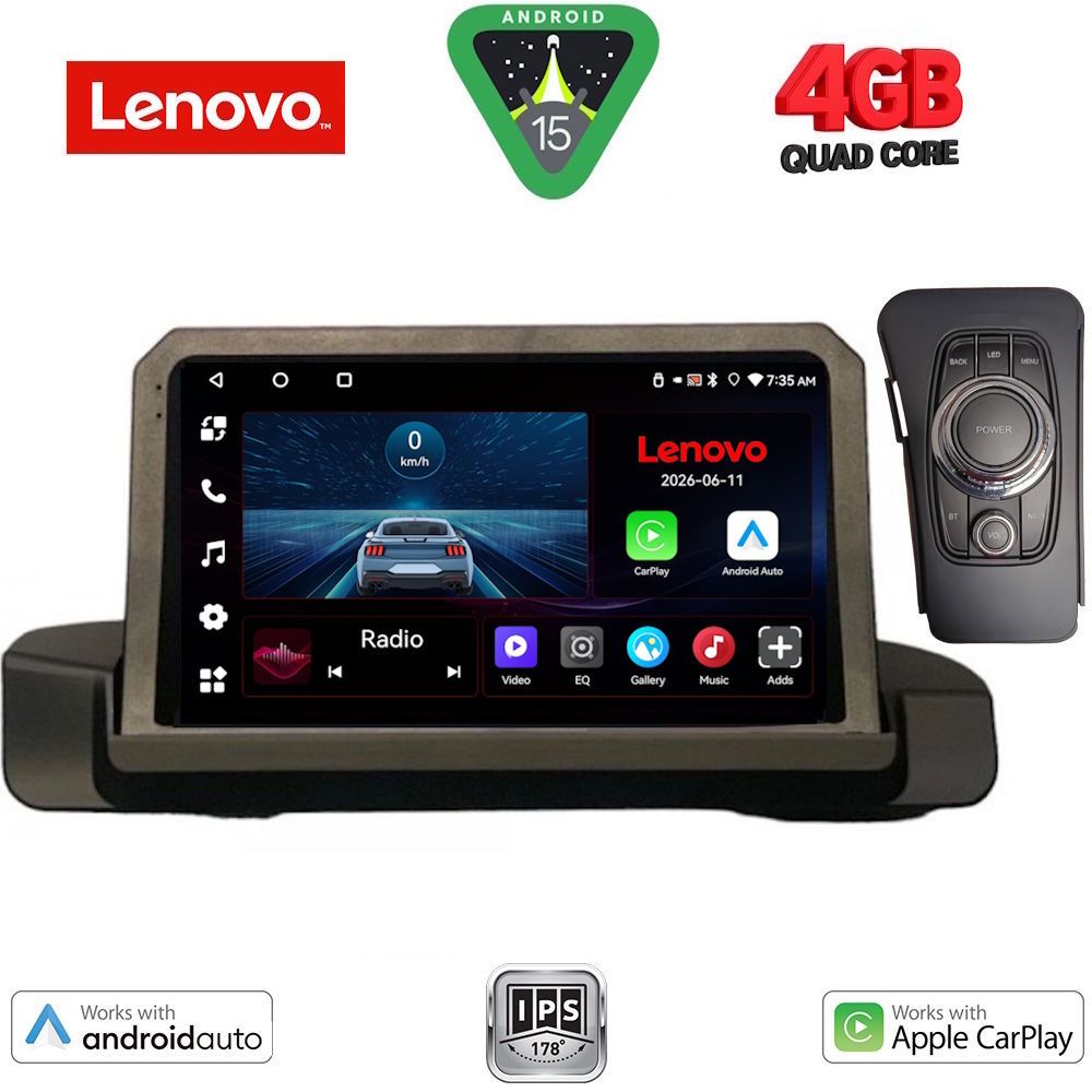 Βλησαρούλης Car Center - LENOVO LVE 8044_CPAA (9inc) MULTIMEDIA TABLET for BMW S.3 (E90-91-92) mod. 2005-2012